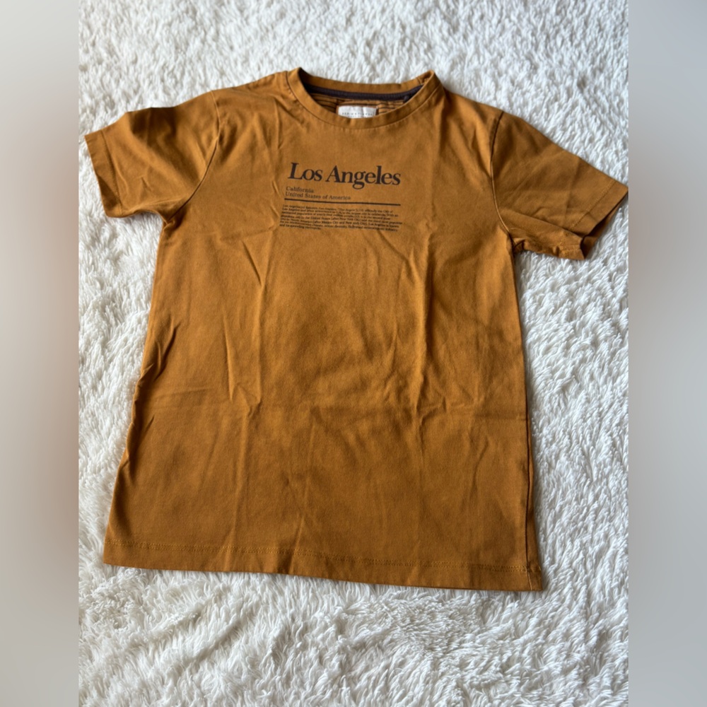 Denim & Flower Mustard Tee